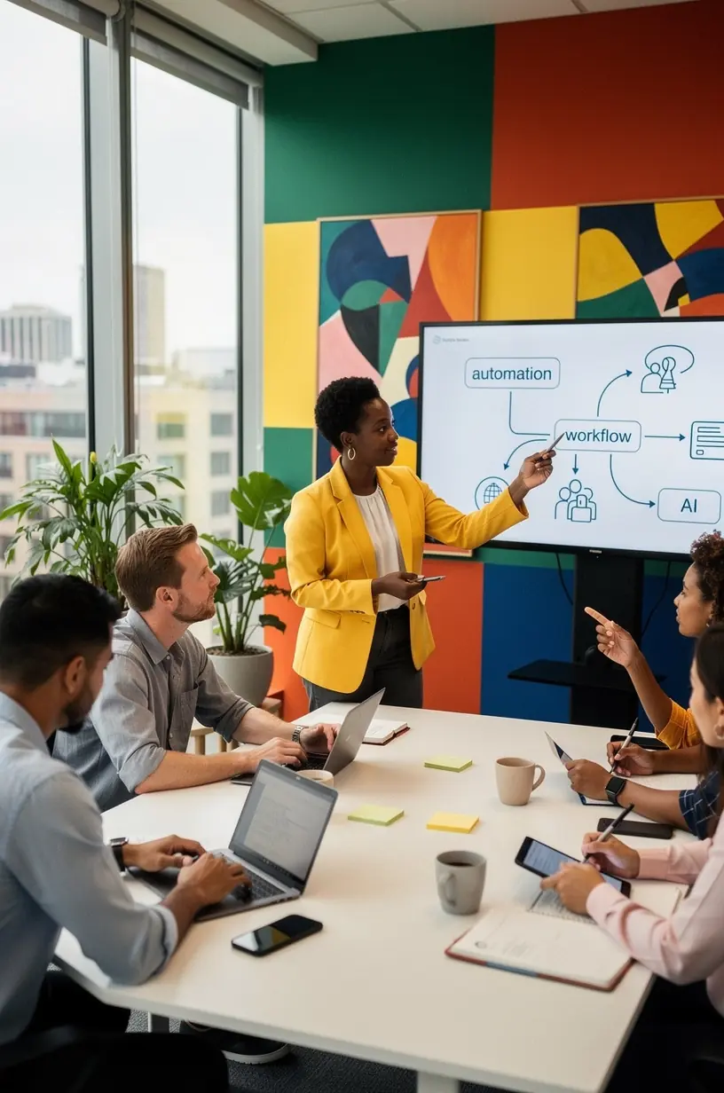 Automation enhancing remote work efficiency and productivity